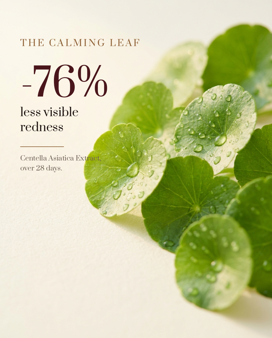 Oil — The Calming Leaf, -76% less visible redness, Centella Asiatica Extract